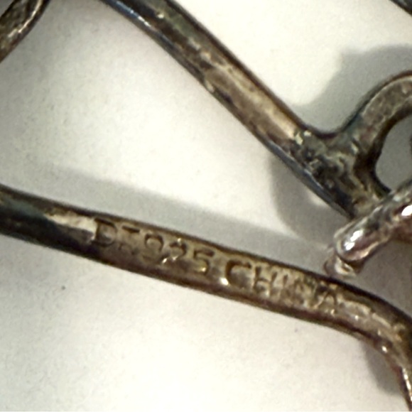 Jay King Sterling Silver Pink Red Scalloped Statement Necklace Ribbed - Picture 11 of 11